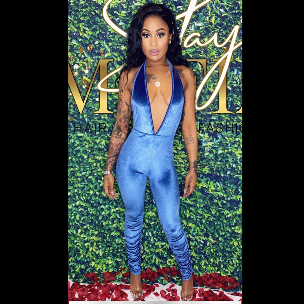 “Bleu” jumpsuit